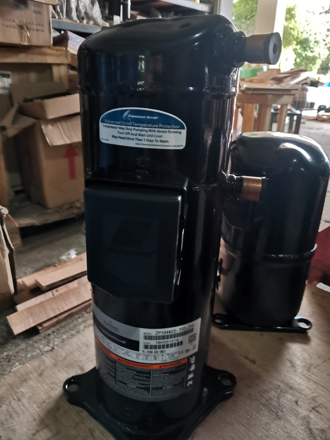 ZP104KCE-TFD-250 Emerson Copeland Refrigeration Compressor